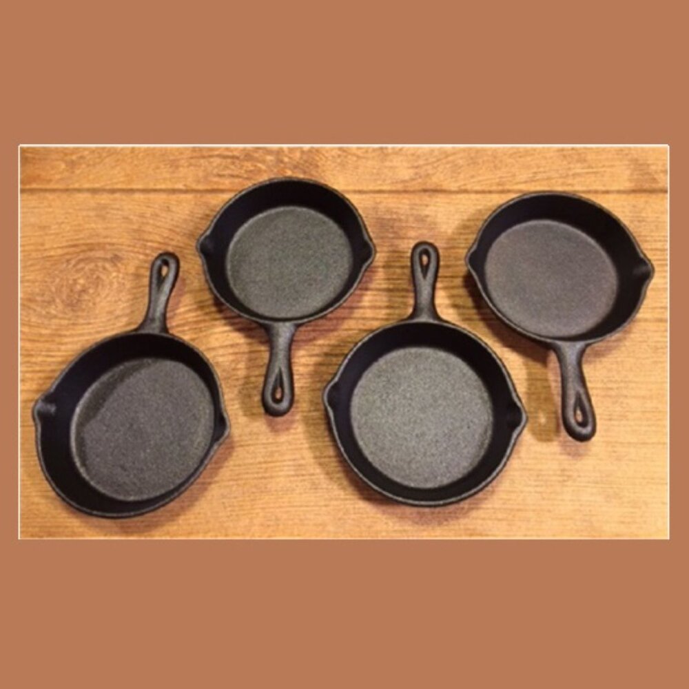 Two (2) Old Mountain Cast Iron Spoon Rest 4 1/2" wide Two (2) 10137 - Picture 6 of 12